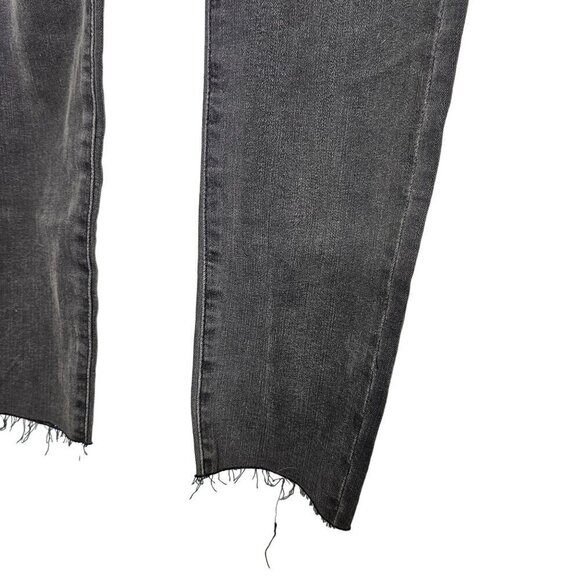 Madewell Curvy High-Rise Skinny Jeans W26 Black Distressed Denim Size 26 - Picture 12 of 15